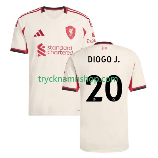 Liverpool Diogo Jota 20 2025-2026 Tröja 2:a Matchställ Män Kortärmad
