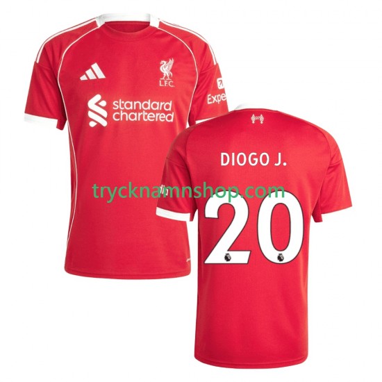 Liverpool Diogo Jota 20 2025-2026 Tröja 1:a Matchställ Män Kortärmad