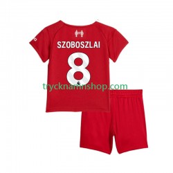 Liverpool Dominik Szoboszlai 8 2025-2026 Tröja 1:a Matchställ Barn Kortärmad