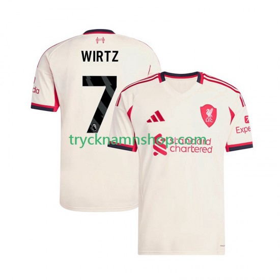 Liverpool Florian Wirtz 7 2025-2026 Tröja 2:a Matchställ Män Kortärmad