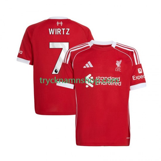 Liverpool Florian Wirtz 7 2025-2026 Tröja 1:a Matchställ Män Kortärmad