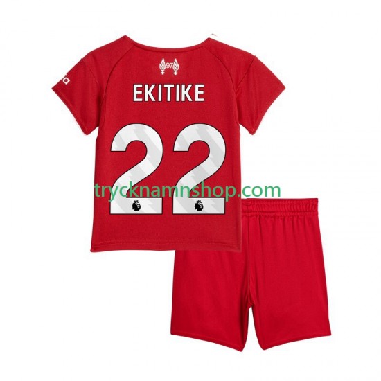 Liverpool Hugo Ekitike 22 2025-2026 Tröja 1:a Matchställ Barn Kortärmad
