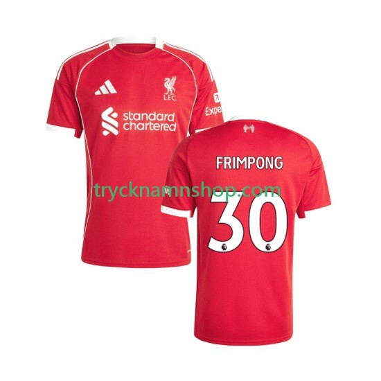 Liverpool Jeremie Frimpong 30 2025-2026 Tröja 1:a Matchställ Män Kortärmad