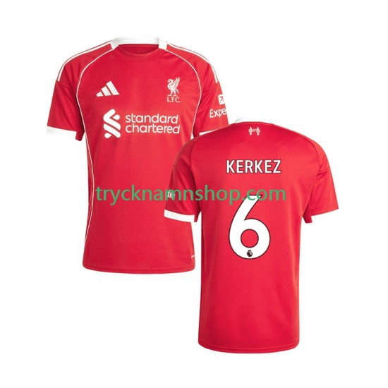 Liverpool Milos Kerkez 6 2025-2026 Tröja 1:a Matchställ Män Kortärmad