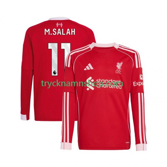 Liverpool Mohamed Salah 11 2025-2026 Tröja 1:a Matchställ Män Långärmad