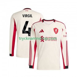 Liverpool Virgil van Dijk 4 2025-2026 Tröja 2:a Matchställ Män Långärmad