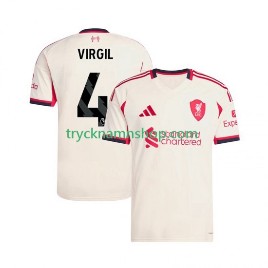 Liverpool Virgil van Dijk 4 2025-2026 Tröja 2:a Matchställ Män Kortärmad