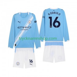 Manchester City Rodrigo Hernandez 16 2025-2026 Tröja 1:a Matchställ Barn Långärmad