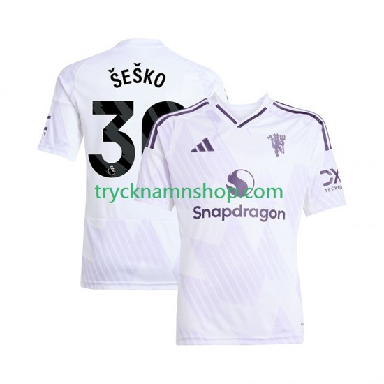 Manchester United Benjamin Sesko 30 2025-2026 Tröja 2:a Matchställ Män Kortärmad