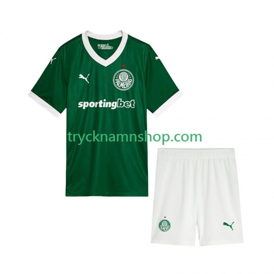 Palmeiras 2025-2026 Tröja 1:a Matchställ Barn Kortärmad