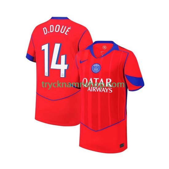 Paris Saint-Germain Desire Doue 14 2025-2026 Tröja 3:e Matchställ Män Kortärmad