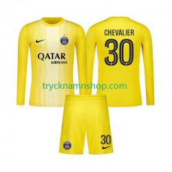 Paris Saint-Germain Målvakt Lucas Chevalier 30 2025-2026 Tröja 3:e Matchställ Barn Långärmad