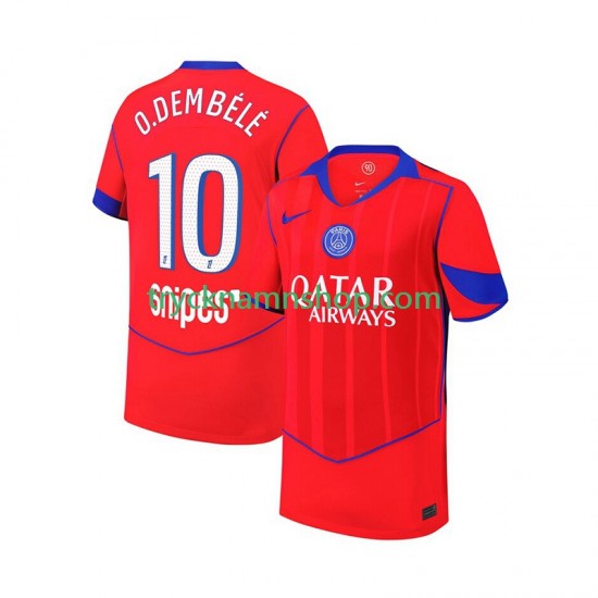Paris Saint-Germain Ousmane Dembele 10 2025-2026 Tröja 3:e Matchställ Män Kortärmad
