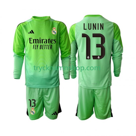 Real Madrid Målvakt Andriy Lunin 13 2025-2026 Tröja 2:a Matchställ Barn Långärmad