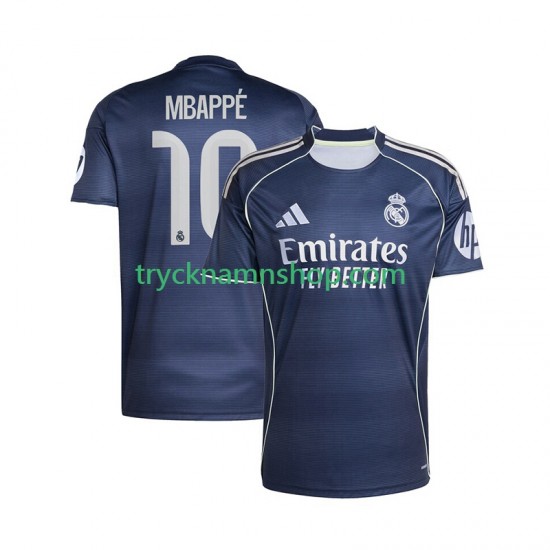 Real Madrid Kylian Mbappe 10 2025-2026 Tröja 2:a Matchställ Män Kortärmad