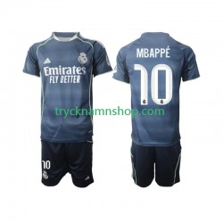 Real Madrid Kylian Mbappe 10 2025-2026 Tröja 2:a Matchställ Barn Kortärmad