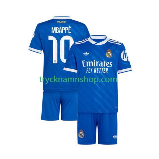Real Madrid Kylian Mbappe 10 2025-2026 Tröja 3:e Matchställ Barn Kortärmad