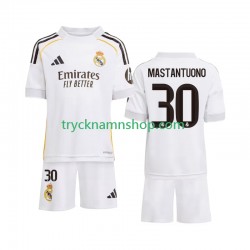 Real Madrid Mastantuono 30 2025-2026 Tröja 1:a Matchställ Barn Kortärmad