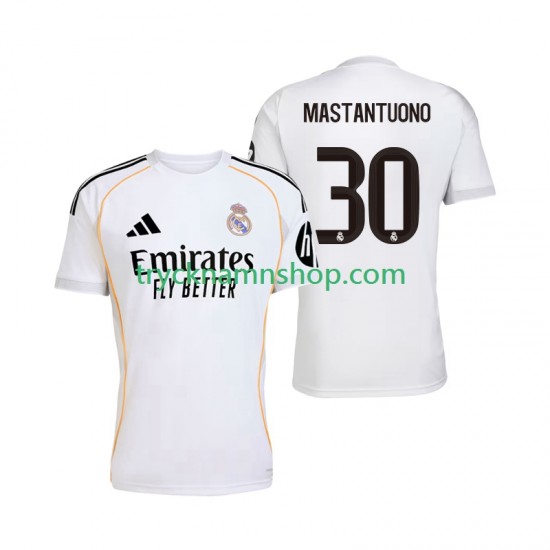 Real Madrid Mastantuono 30 2025-2026 Tröja 1:a Matchställ Män Kortärmad