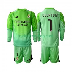 Real Madrid Thibaut Courtois 1 2025-2026 Tröja 2:a Matchställ Barn Långärmad