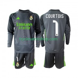 Real Madrid Thibaut Courtois 1 2025-2026 Tröja 3:e Matchställ Barn Långärmad