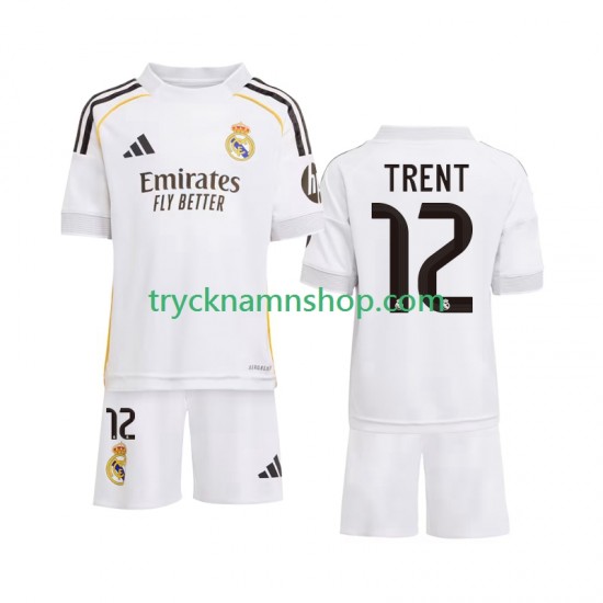Real Madrid Trent Alexander-Arnold 12 2025-2026 Tröja 1:a Matchställ Barn Kortärmad