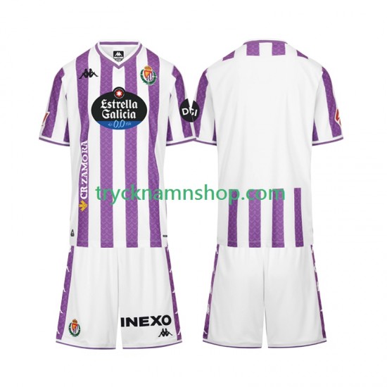 Real Valladolid 2025-2026 Tröja 1:a Matchställ Barn Kortärmad