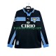 SS Lazio 1998 1999 Tröja Retro 2:a Matchställ Män Långärmad