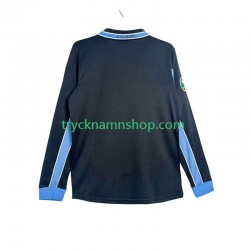SS Lazio 1998 1999 Tröja Retro 2:a Matchställ Män Långärmad