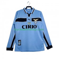 SS Lazio 1998 1999 Tröja Retro 1:a Matchställ Män Långärmad