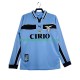 SS Lazio 1998 1999 Tröja Retro 1:a Matchställ Män Långärmad