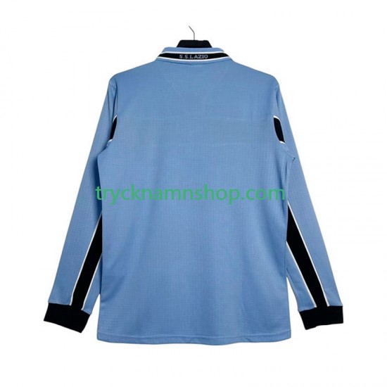 SS Lazio 1998 1999 Tröja Retro 1:a Matchställ Män Långärmad