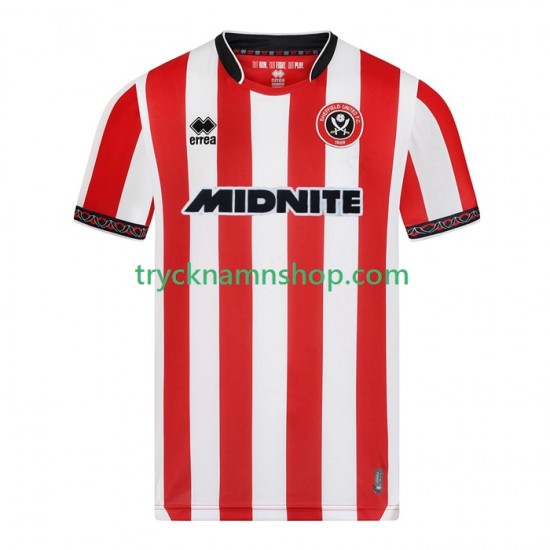 Sheffield United 2025-2026 Tröja 1:a Matchställ Män Kortärmad