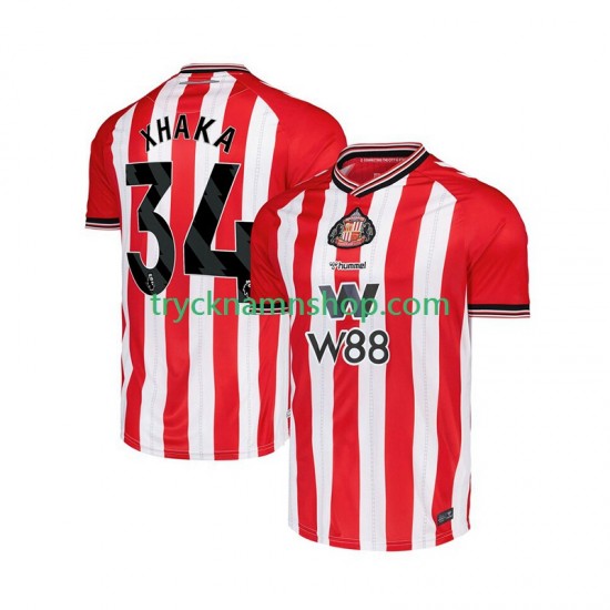 Sunderland Granit Xhaka 34 2025-2026 Tröja 1:a Matchställ Män Kortärmad