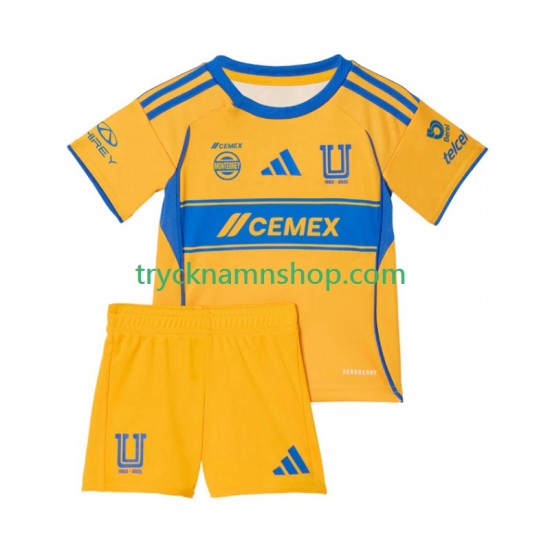 Tigres UANL 2025-2026 Tröja 1:a Matchställ Barn Kortärmad