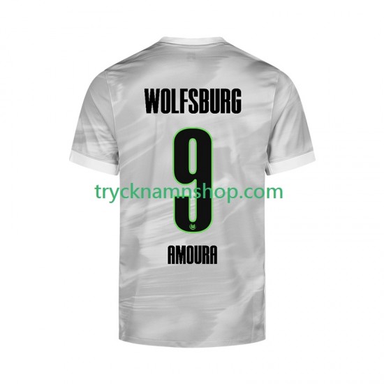 VfL Wolfsburg Mohamed Amoura 9 2025-2026 Tröja 2:a Matchställ Män Kortärmad