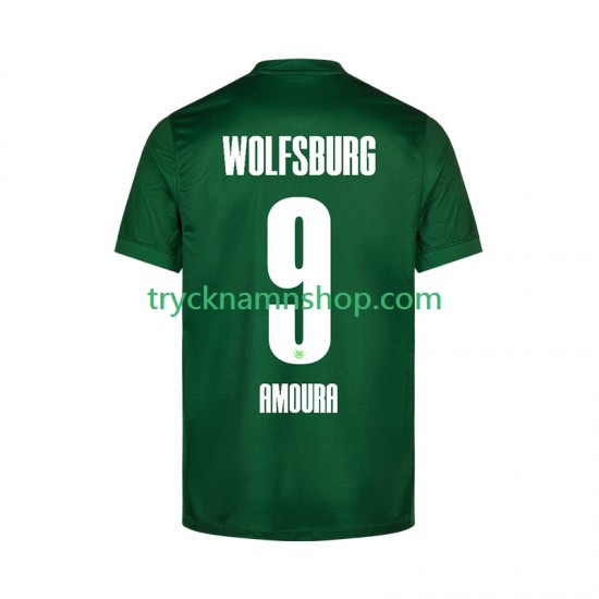 VfL Wolfsburg Mohamed Amoura 9 2025-2026 Tröja 1:a Matchställ Män Kortärmad