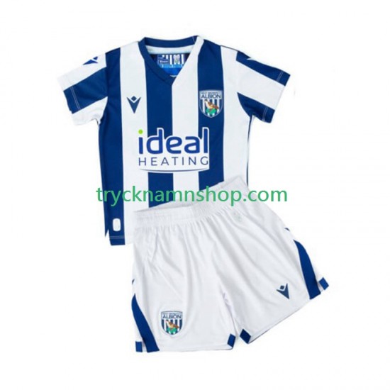 West Bromwich Albion 2025-2026 Tröja 1:a Matchställ Barn Kortärmad