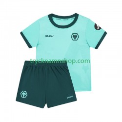 Wolverhampton Wanderers 2025-2026 Tröja 2:a Matchställ Barn Kortärmad
