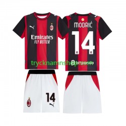 AC Milan Luka Modric 14 2026-2027 Tröja 1:a Matchställ Barn Kortärmad