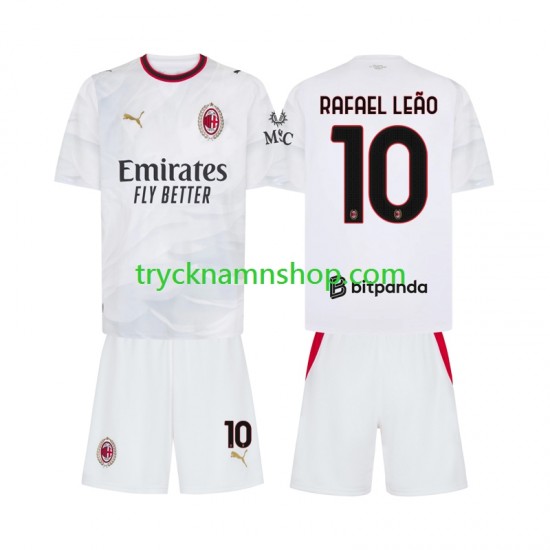 AC Milan Rafael Leao 10 2026-2027 Tröja 2:a Matchställ Barn Kortärmad