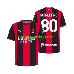 AC Milan Ronaldinho 80 2026-2027 Tröja 1:a Matchställ Män Kortärmad