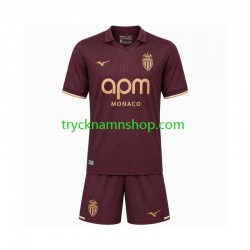 AS Monaco 2026-2027 Tröja 2:a Matchställ Barn Kortärmad