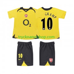 Arsenal BERGKAMP 10 2005 2006 Tröja Retro 2:a Matchställ Barn Kortärmad