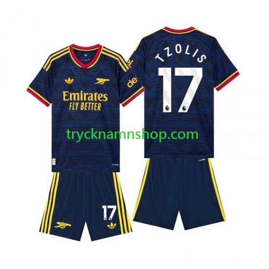 Arsenal Christos Tzolis 17 2026-2027 Tröja 2:a Matchställ Barn Kortärmad