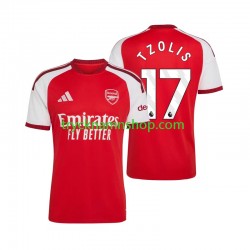 Arsenal Christos Tzolis 17 2026-2027 Tröja 1:a Matchställ Män Kortärmad