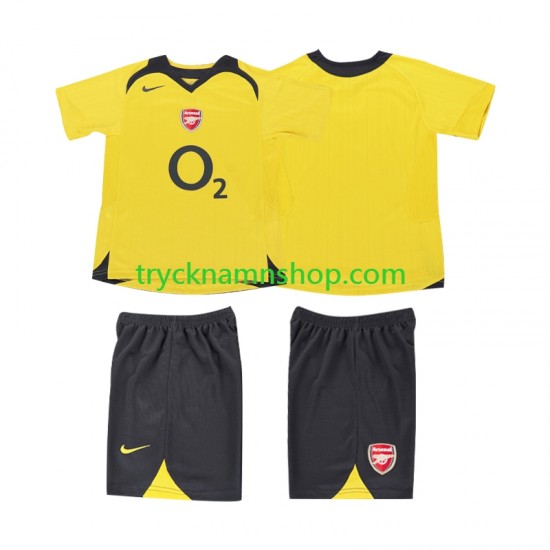 Arsenal 2005 2006 Tröja Retro 2:a Matchställ Barn Kortärmad