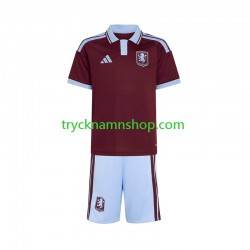 Aston Villa 2026-2027 Tröja 1:a Matchställ Barn Kortärmad
