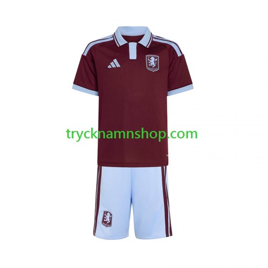 Aston Villa 2026-2027 Tröja 1:a Matchställ Barn Kortärmad