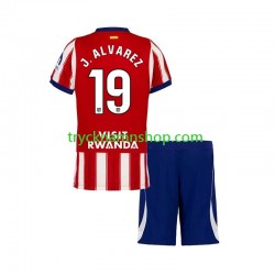Atlético Madrid Julian Alvarez 19 2026-2027 Tröja 1:a Matchställ Barn Kortärmad